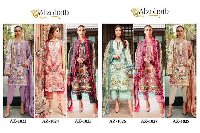 Queen Court Vol 1 By Alzohaib Cotton Pakistani Suits Wholesale Shop In Surat
